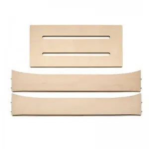 Leander Junior Bed Kit Wooden Components White Wash