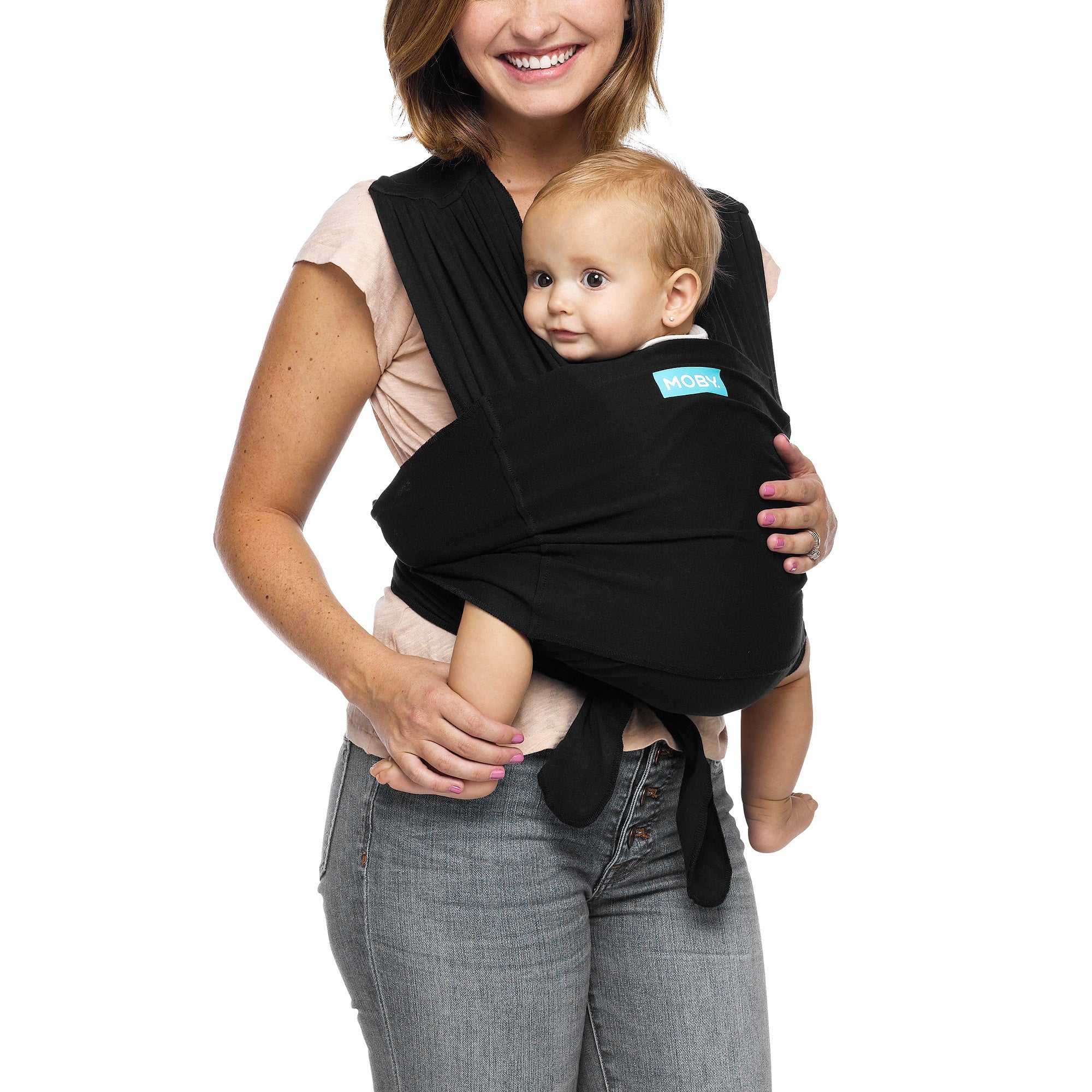 Moby Fit Hybrid Carrier – Black - Tiny Tots Baby Store 