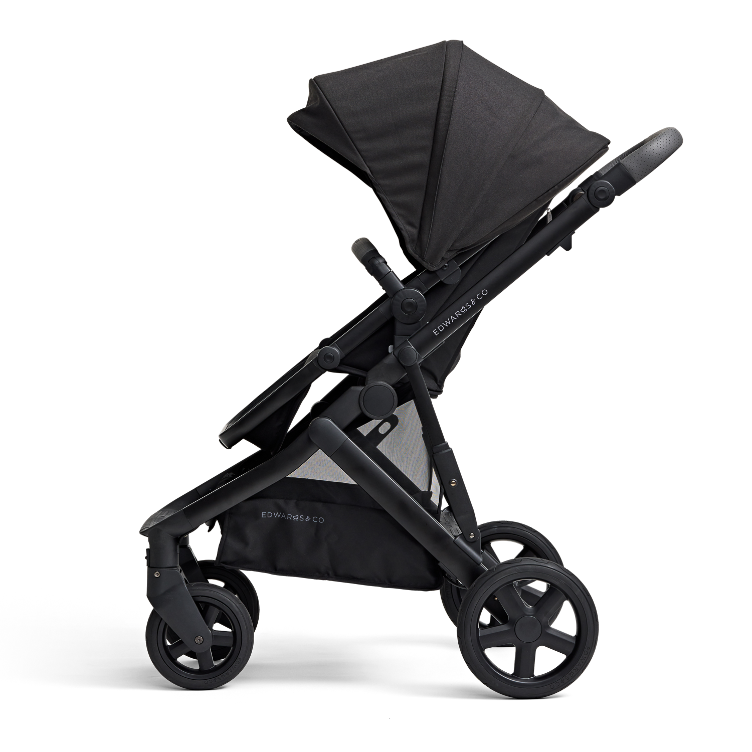 Edwards & Co Olive Double Stroller Including Second Seat - Tiny Tots Baby Store 