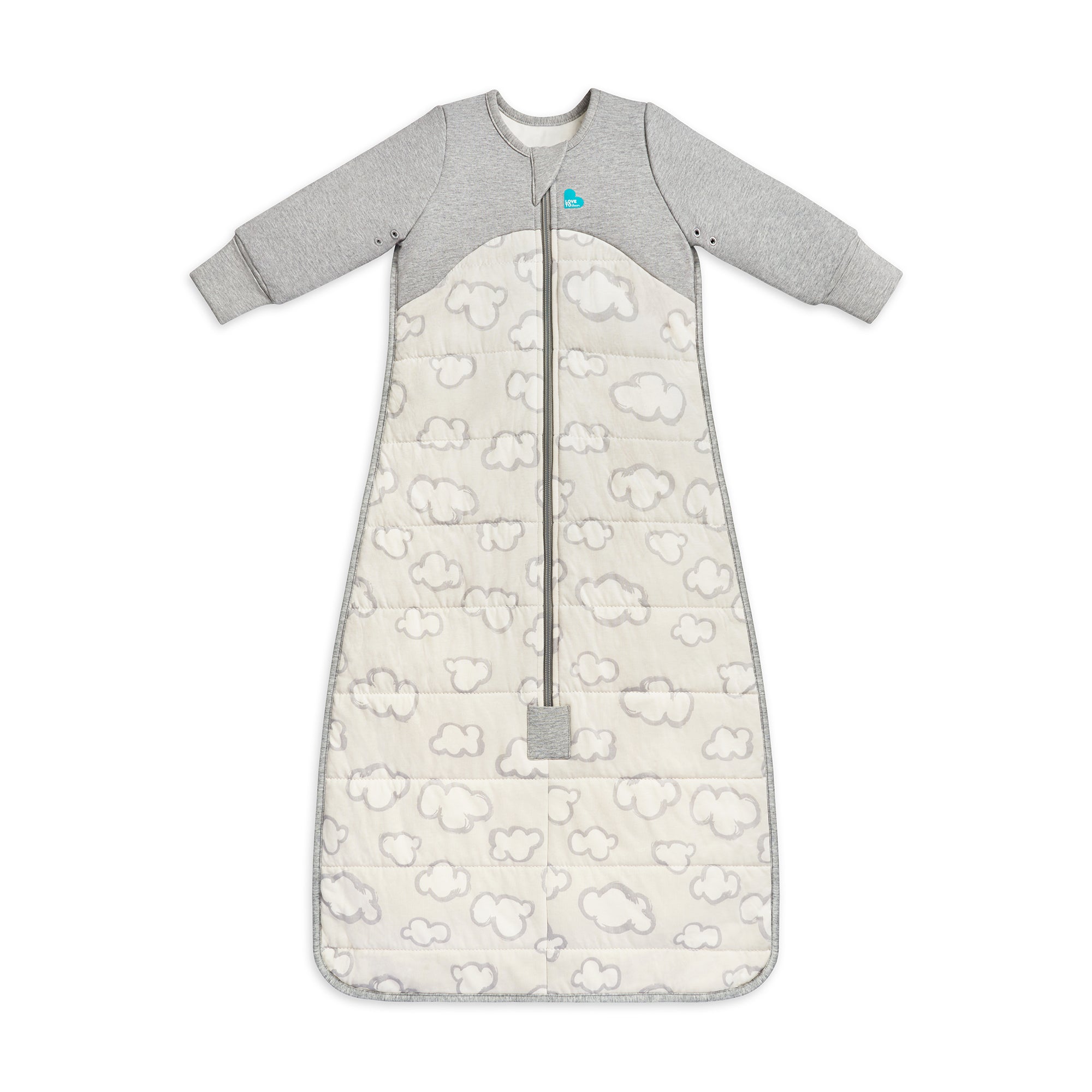Love To Dream Sleep Bag Organic Warm 2.5T (Grey - Daydream) - Tiny Tots Baby Store 