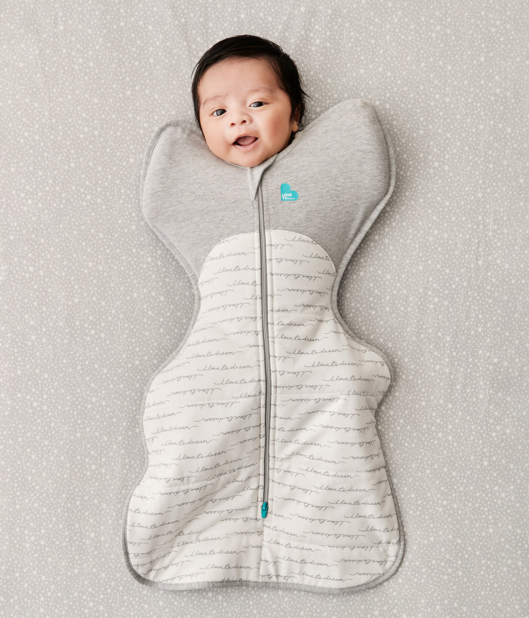 Swaddle Up™ Quilted Cotton 2.5 TOG Dreamer White (Stage 1) - Tiny Tots Baby Store 