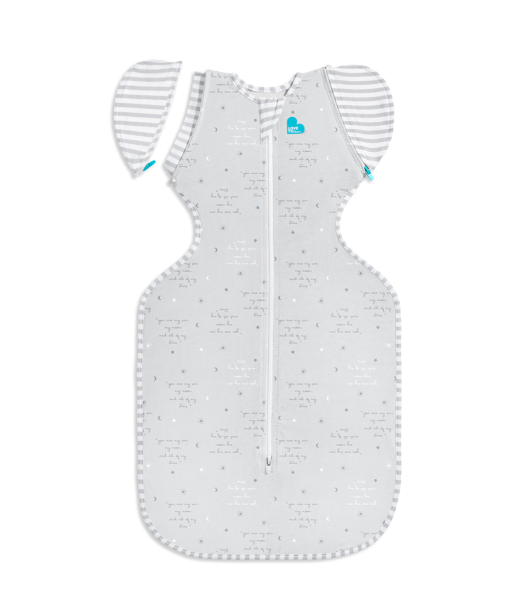 Swaddle Up™ Transition Bag Cotton 0.2 TOG You Are My Grey ( Stage 2)