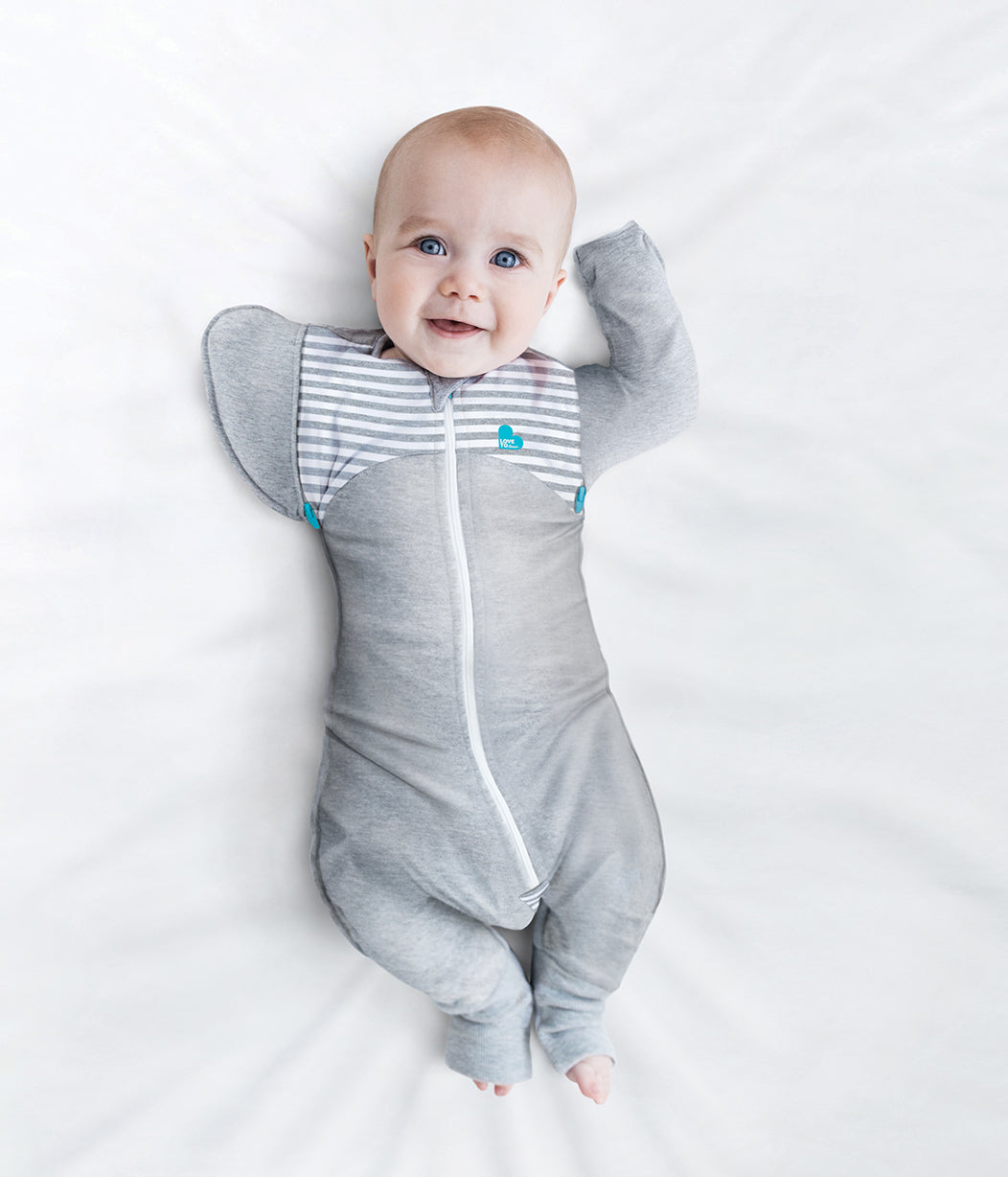 Swaddle Up™ Transition Suit Original Cotton 1.0 TOG Grey (Stage 2) - Tiny Tots Baby Store 