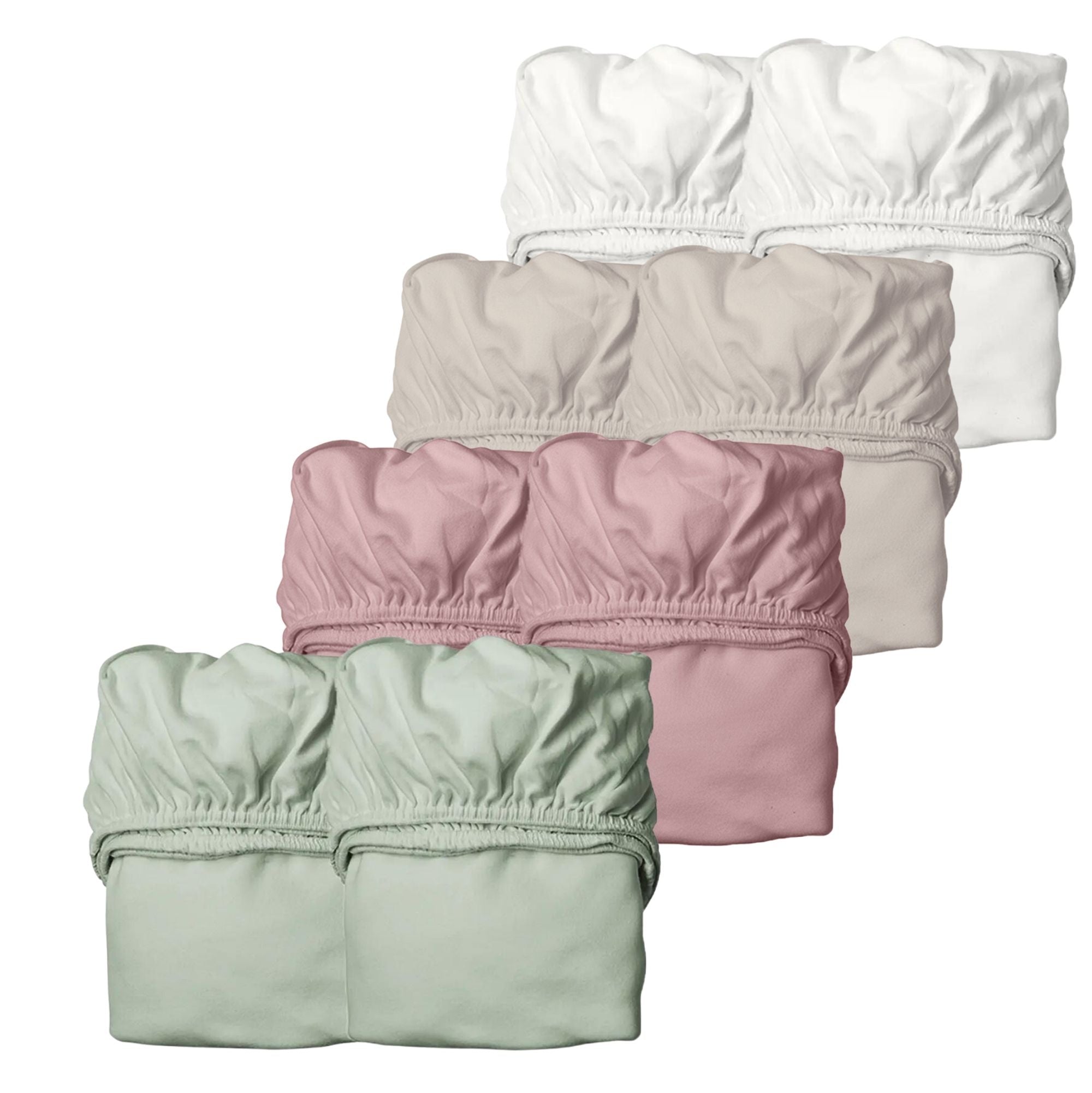 Leander Organic Cot Sheets 120 x 60 cm (Pack of 2)