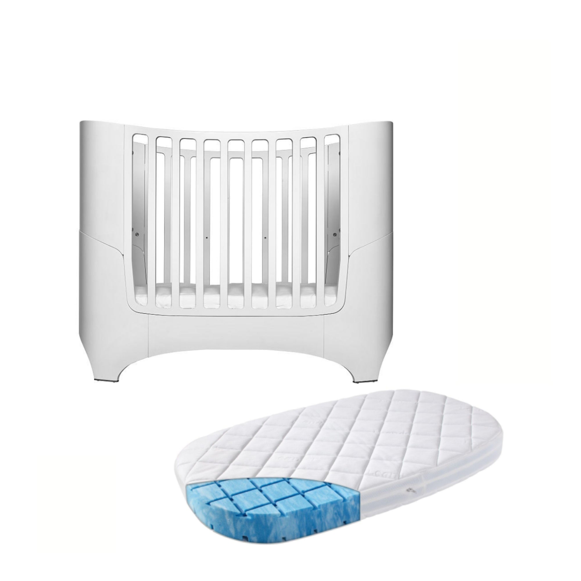 Leander Classic Cot Package WHITE (FREE Leander Matty)