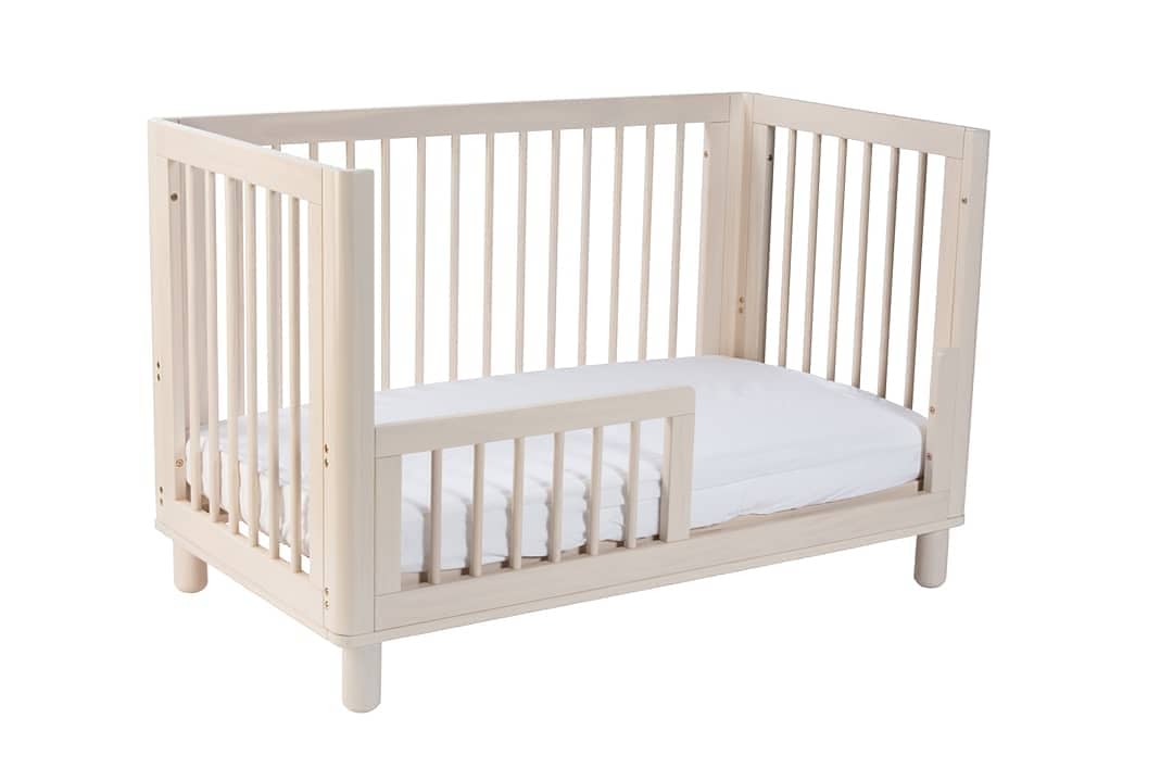 Cocoon Allure Cot with Mattress -4 in 1 Natural wash