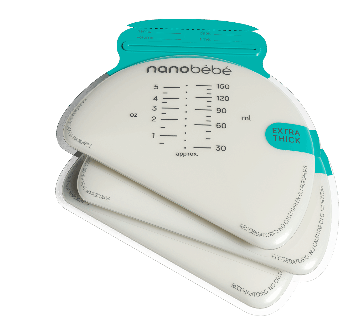 Nanobebe 50 Breastmilk Storage Bags